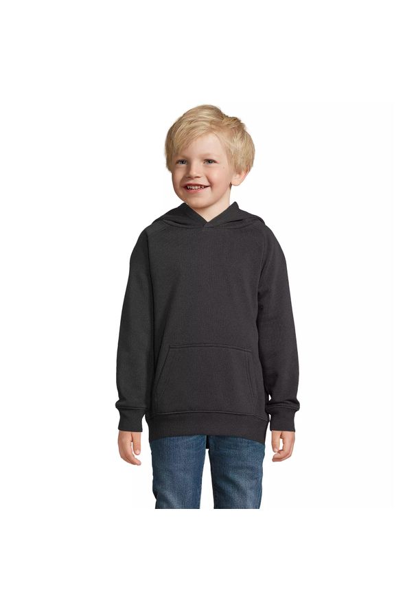 SOL'S - Bluza z kapturem dla dzieci Sol's Stellar. Typ kołnierza: kaptur. Kolor: czarny