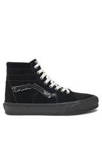 Vans Tenisówki Sk8-Hi Tapered VN0009QPBKA1 Czarny. Kolor: czarny. Materiał: skóra, zamsz