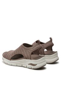 skechers - Skechers Sandały Arch Fit-Darling Days 119346/MOC Brązowy. Kolor: brązowy. Materiał: materiał #4