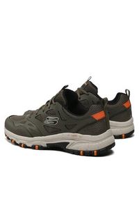 skechers - Skechers Półbuty Hillcrest 237265/OLV Zielony. Kolor: zielony. Materiał: syntetyk, skóra #2