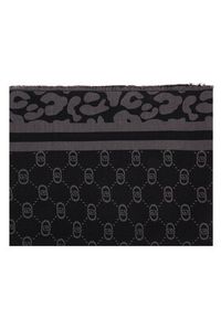 Liu Jo Szalik Stola Jacquard Mon 2F5040 T0300 Czarny. Kolor: czarny. Materiał: wiskoza, materiał