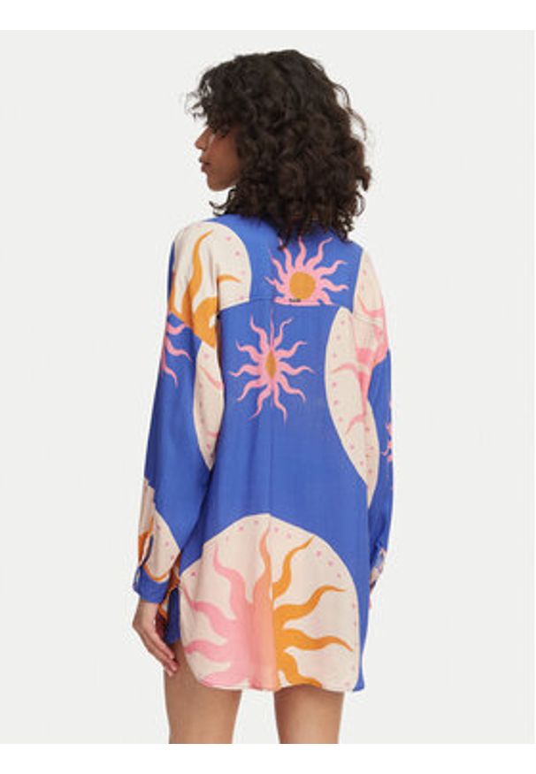 Maaji Koszula Dreambound PT2321CLS012 Niebieski Relaxed Fit. Kolor: niebieski. Materiał: wiskoza