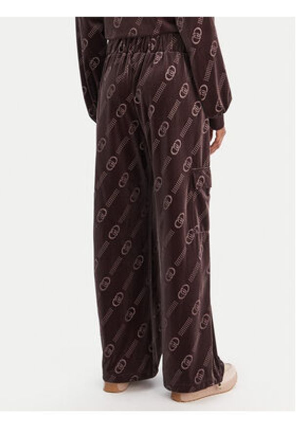 Liu Jo Sport Spodnie dresowe TF5111 J4955 Brązowy Relaxed Fit. Kolor: brązowy. Materiał: syntetyk