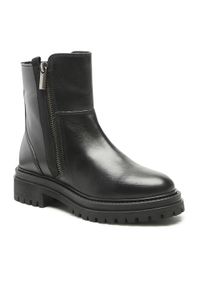 Geox Botki D Iridea O D26HRO 00043 C9999 Czarny. Kolor: czarny. Materiał: skóra