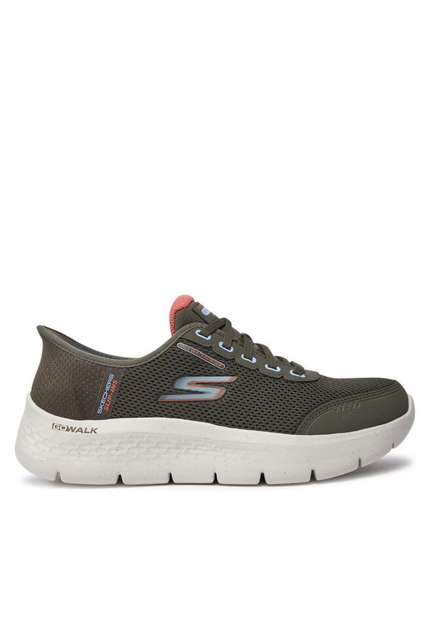 skechers - Sneakersy Skechers. Kolor: zielony