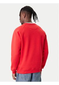 Adidas - adidas Bluza Trefoil Essentials KC8983 Czerwony Regular Fit. Kolor: czerwony. Materiał: bawełna, syntetyk #5