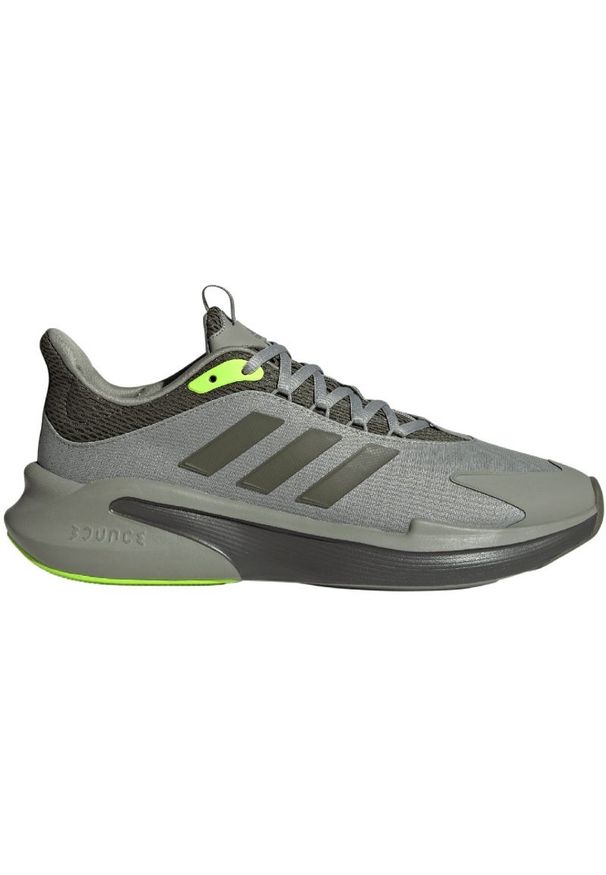 Adidas - Buty do biegania adidas AlphaEdge+ M IF7296 zielone. Zapięcie: sznurówki. Kolor: zielony. Materiał: materiał, syntetyk, guma. Szerokość cholewki: normalna. Sport: fitness