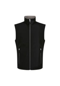 Regatta - Ocieplana Męska Softshell 2 Warstwy Ascender. Kolor: szary, wielokolorowy, czarny. Materiał: softshell. Sport: turystyka piesza #1