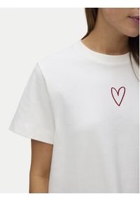 Vero Moda T-Shirt Sara 10311633 Biały Regular Fit. Kolor: biały. Materiał: bawełna #3