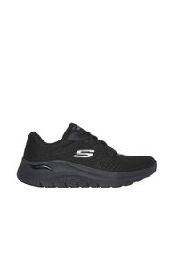 skechers - Buty do chodzenia damskie Skechers Bbk Arch Fit. Kolor: czarny. Materiał: syntetyk, tkanina, materiał. Model: Skechers Sport. Sport: turystyka piesza