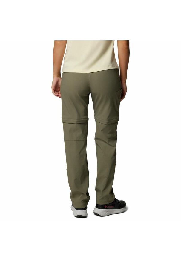 columbia - Spodnie z odpinanymi nogawkami damskie Columbia Leslie Falls Convertible Pant. Kolor: zielony