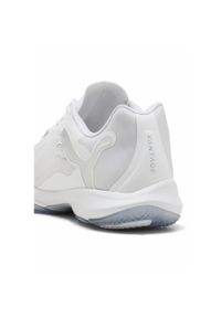 Puma - Buty do piłki ręcznej unisex Vantage NITRO™ PUMA White Silver Ash Gray Metallic. Kolor: biały, wielokolorowy, szary