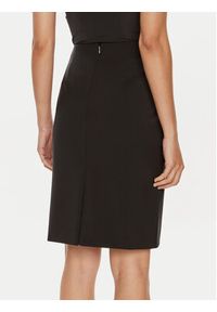 BOSS - Boss Spódnica ołówkowa Vileah 50490036 Czarny Slim Fit. Kolor: czarny. Materiał: wełna