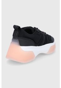 Calvin Klein Buty kolor czarny na platformie. Nosek buta: okrągły. Zapięcie: sznurówki. Kolor: czarny. Materiał: guma. Obcas: na platformie #4