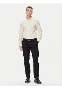 BOSS Koszula H-Roan 50544917 Biały Slim Fit. Kolor: biały. Materiał: bawełna #4