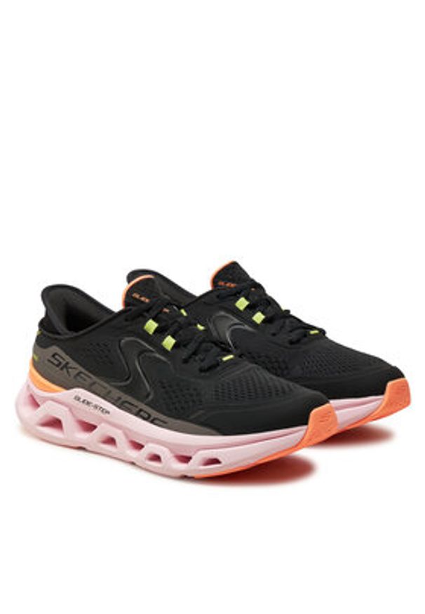 skechers - Skechers Sneakersy Glide-Step Altus 150510 BKMT Czarny. Kolor: czarny. Materiał: materiał