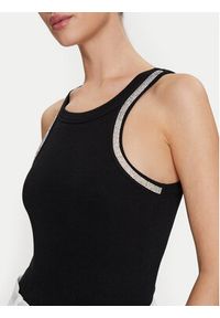 ViCOLO Top RB0244 Czarny Regular Fit. Kolor: czarny. Materiał: bawełna #4