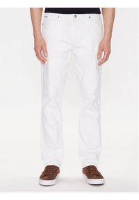 Lindbergh Jeansy 30-050003WHT Biały Loose Fit. Kolor: biały #1