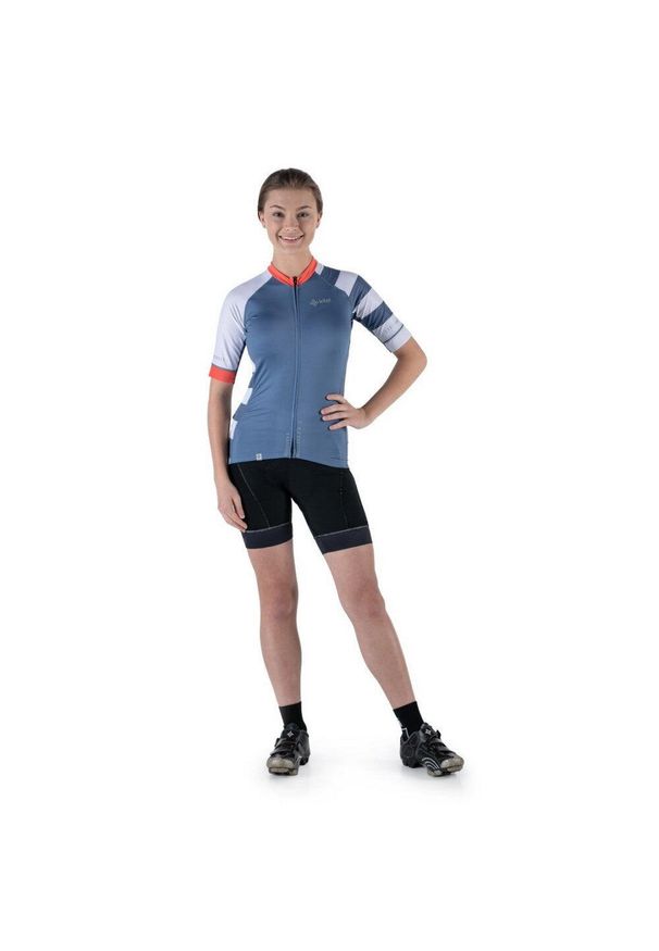 Damska koszulka kolarska Kilpi WILD-W. Kolor: niebieski. Sport: kolarstwo