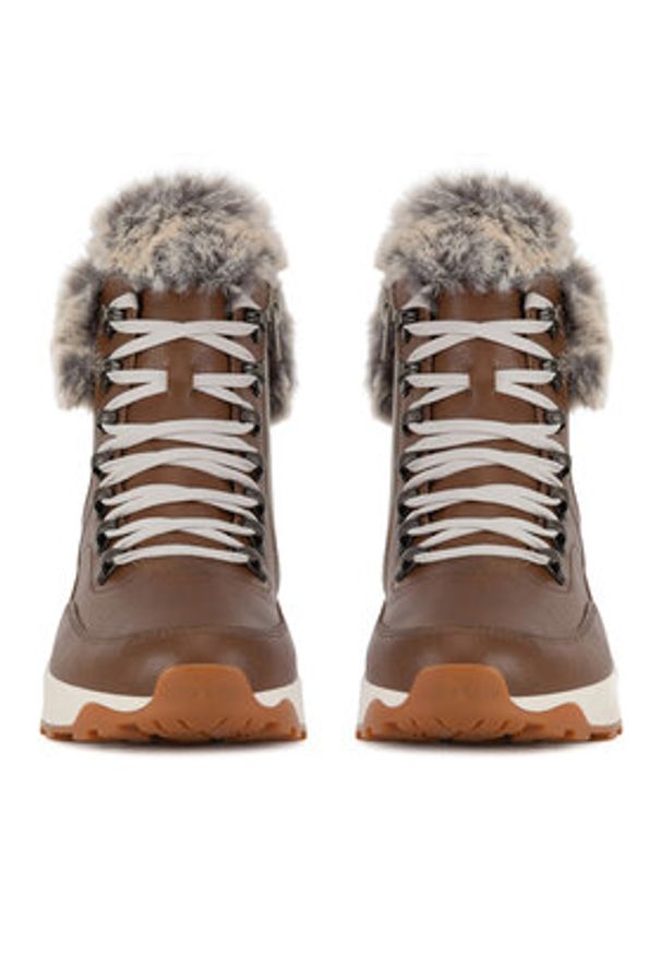 Rieker Revolution Lifestyle Botki W0063-22 Brązowy. Kolor: brązowy. Materiał: skóra