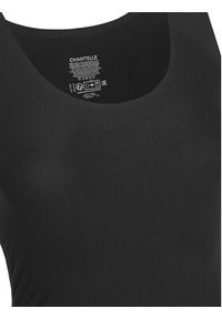 Chantelle Top Soft Stretch C26460 Czarny Regular Fit. Kolor: czarny. Materiał: syntetyk