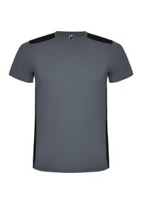 ROLY - Koszulka Sportowa Z Krótkim Rękawem Dla Dorosłych Unisex Detroit. Kolor: czarny, brązowy, wielokolorowy. Długość rękawa: krótki rękaw. Długość: krótkie