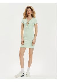Tommy Jeans Sukienka letnia DW0DW17953 Zielony Slim Fit. Kolor: zielony. Materiał: syntetyk. Sezon: lato #3