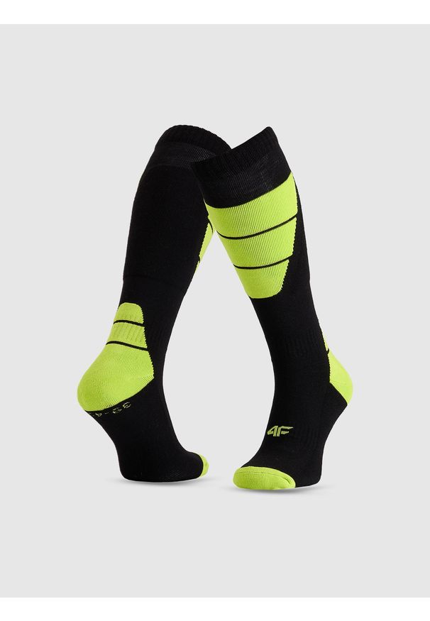 4f - 4F Skarpety narciarskie męskie - czarne 39-42. Kolor: czarny. Sport: narciarstwo