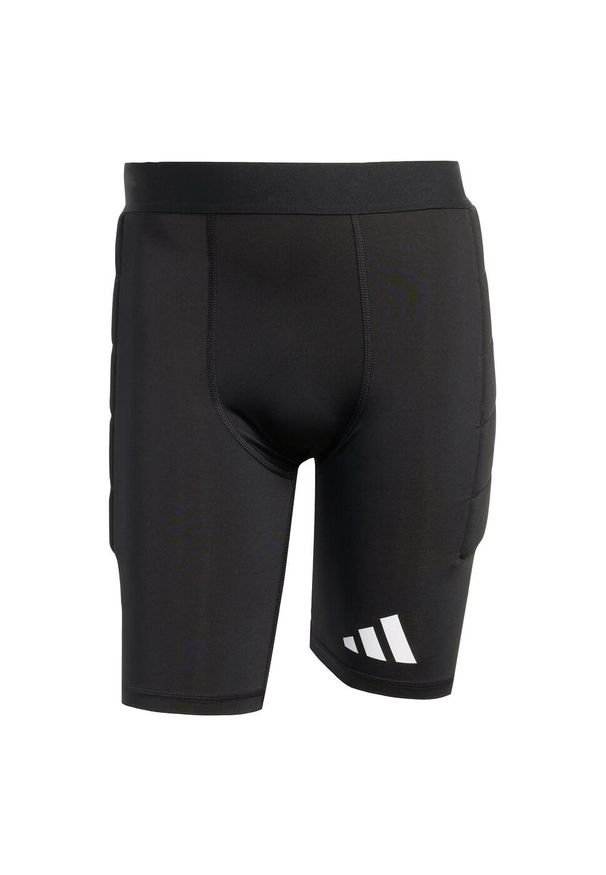 Adidas - Legginsy Squadra 25 Goalkeeper Padded Short. Kolor: biały, czarny, wielokolorowy. Materiał: materiał