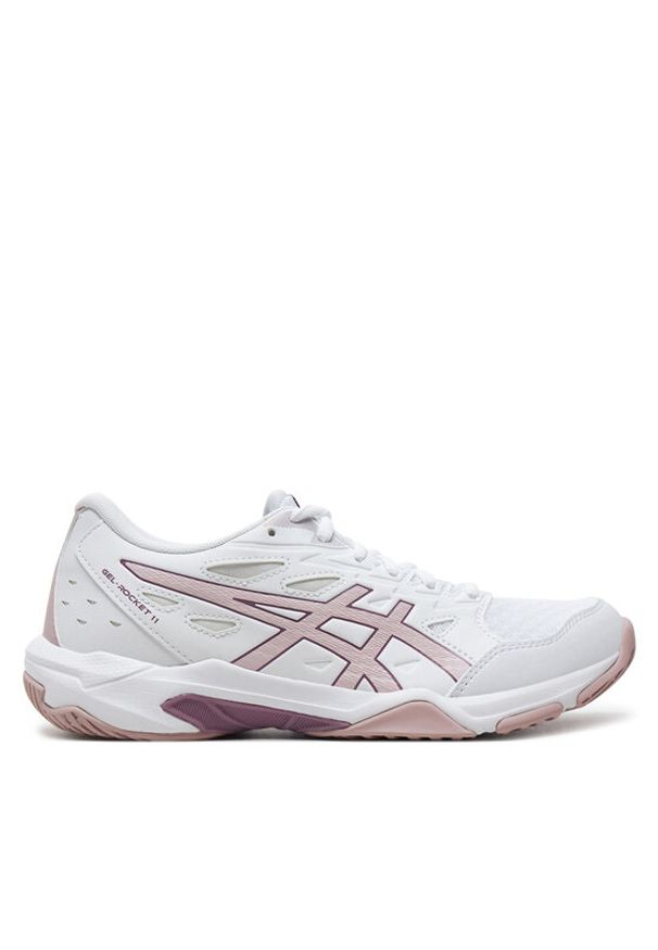 Asics Buty halowe Gel-Rocket 11 1072A093 Biały. Kolor: biały. Materiał: materiał