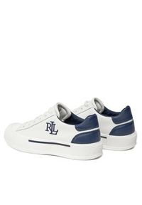 Lauren Ralph Lauren Sneakersy 802925360001 Biały. Kolor: biały. Materiał: skóra #2