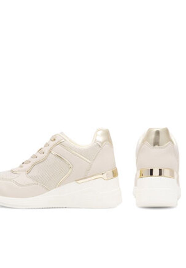 Clara Barson Sneakersy WFA2460-1 Beżowy. Kolor: beżowy. Materiał: skóra