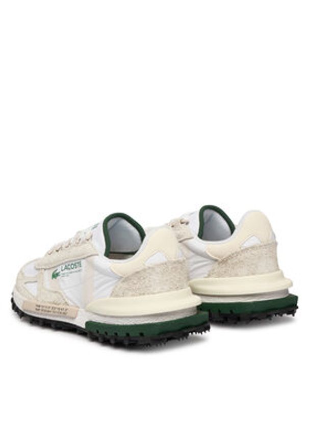 Lacoste Sneakersy Elite Active 51SFA0171 Biały. Kolor: biały. Materiał: skóra, zamsz