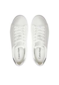 Calvin Klein Sneakersy Vulcanized Lace Up Lth HW0HW02134 Biały. Kolor: biały #6