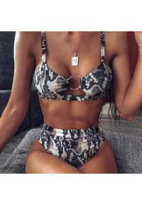 Intica - Strój kąpielowy dwuczęściowy z ozdobnym kółkiem na lato Antra. Materiał: materiał #4