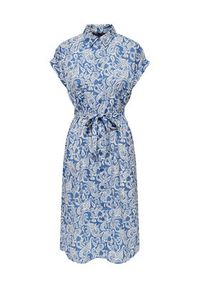 only - ONLY Sukienka koszulowa Hannover 15191953 Niebieski Regular Fit. Kolor: niebieski. Materiał: syntetyk. Typ sukienki: koszulowe #5