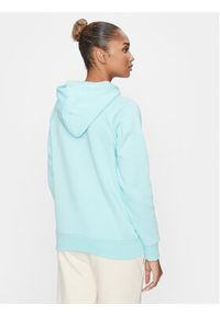 Under Armour Bluza Ua Rival Fleece Hoodie 1379500 Turkusowy Loose Fit. Kolor: turkusowy. Materiał: bawełna