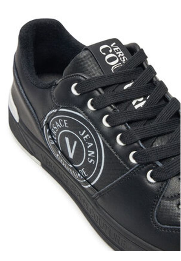 Versace Jeans Couture Sneakersy Starlight 77YA3SJ1 Czarny. Kolor: czarny. Materiał: skóra