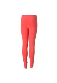 Puma - Legginsy Dla Dziewczynki Alpha. Kolor: pomarańczowy, żółty, wielokolorowy