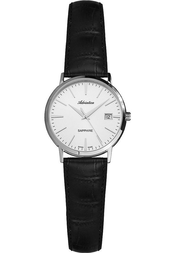 Zegarek Adriatica Zegarek damski Adriatica A3143.5213QS czarny. Kolor: czarny