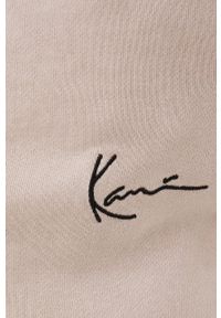 Karl Kani spodnie dresowe bawełniane kolor różowy gładkie. Stan: podwyższony. Kolor: różowy. Materiał: bawełna, dresówka. Wzór: gładki #2