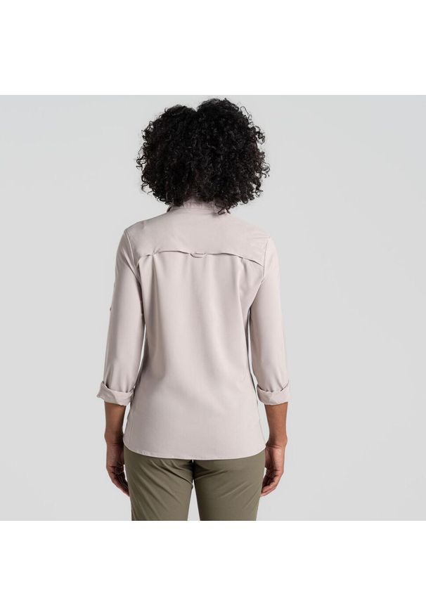CRAGHOPPERS - Koszula podróżnicza damska Craghoppers NosiLife Pro LS Shirt III. Kolor: brązowy