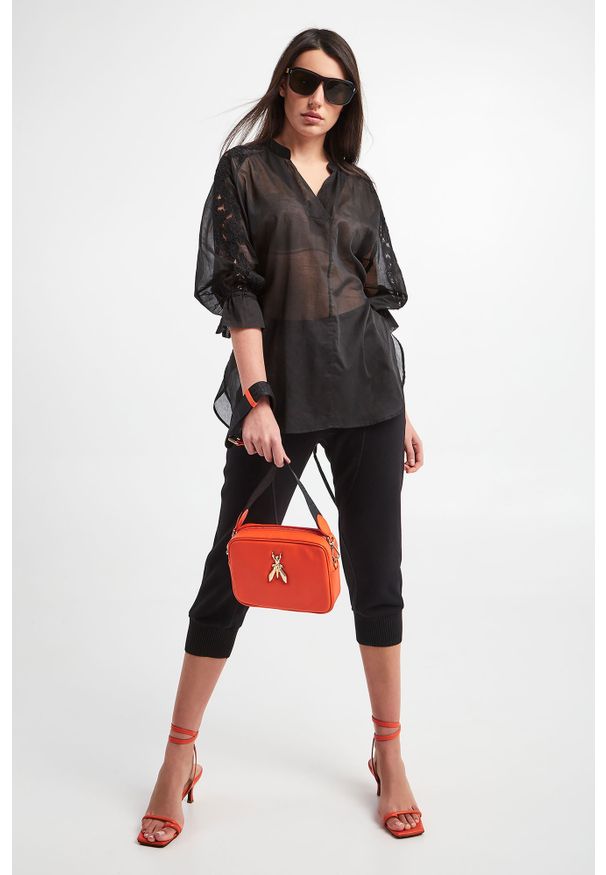 Ermanno Firenze - KOSZULA ERMANNO FIRENZE. Materiał: tkanina, bawełna, koronka. Wzór: koronka