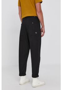 G-Star RAW - G-Star Raw Spodnie męskie kolor czarny w fasonie chinos. Kolor: czarny. Materiał: dzianina, poliester, tkanina, bawełna. Wzór: gładki #2