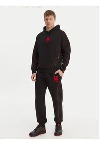 Hugo - HUGO Bluza Dofrentis_RB 50559711 Czarny Relaxed Fit. Kolor: czarny. Materiał: bawełna #5