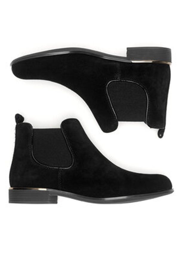 Lasocki Botki RST-MESA-50 Czarny. Kolor: czarny. Materiał: skóra, zamsz