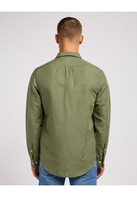 Lee - LEE PATCH SHIRT MĘSKA KOSZULA ELEGANCKA LOGO OLIVE GROVE 112350072. Styl: elegancki #4