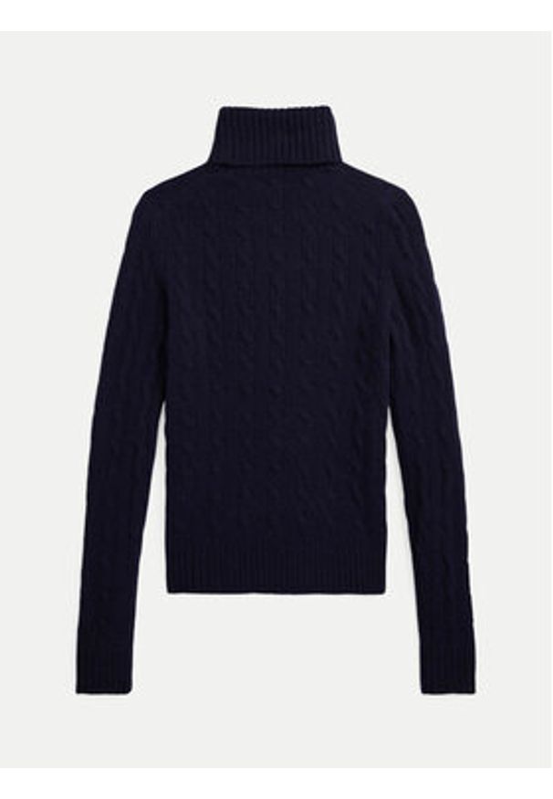 Polo Ralph Lauren Golf 211888686007 Granatowy Regular Fit. Typ kołnierza: golf, polo. Kolor: niebieski. Materiał: wełna