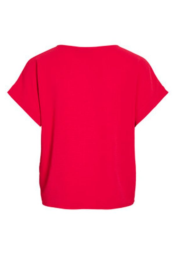 Vila T-Shirt Josa 14101663 Różowy Regular Fit. Kolor: różowy. Materiał: syntetyk