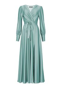 Swing Sukienka wieczorowa 5AE00600 Turkusowy Regular Fit. Kolor: turkusowy. Materiał: syntetyk. Styl: wizytowy #3